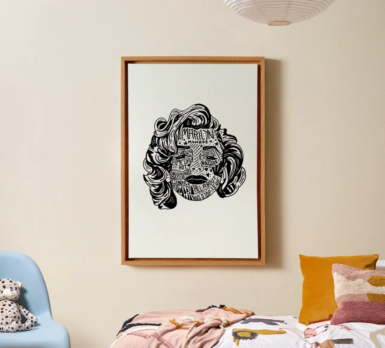 Marylin canvas by Nick Cocozza