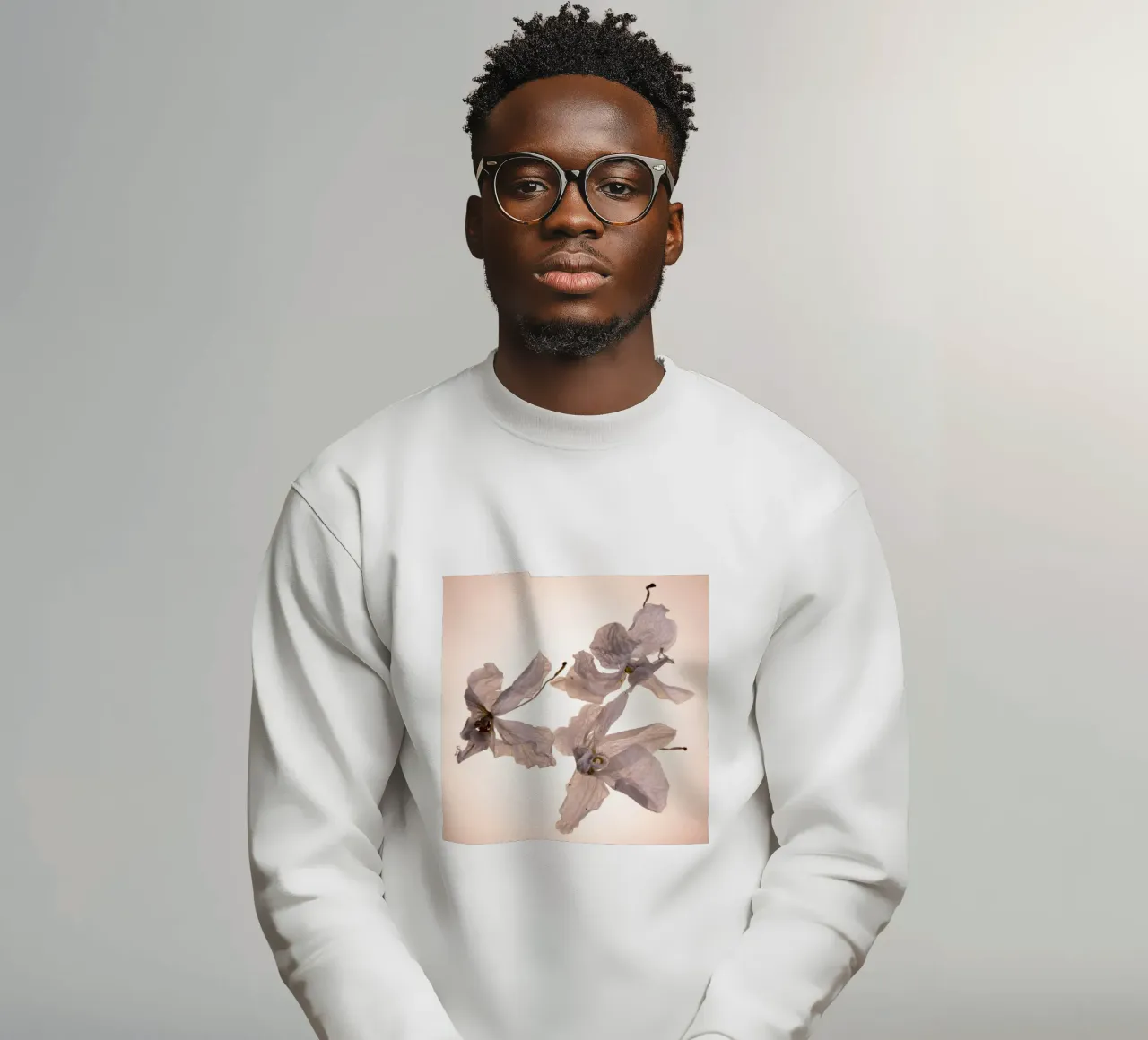 Orchidee bianche felpa da Teresa André