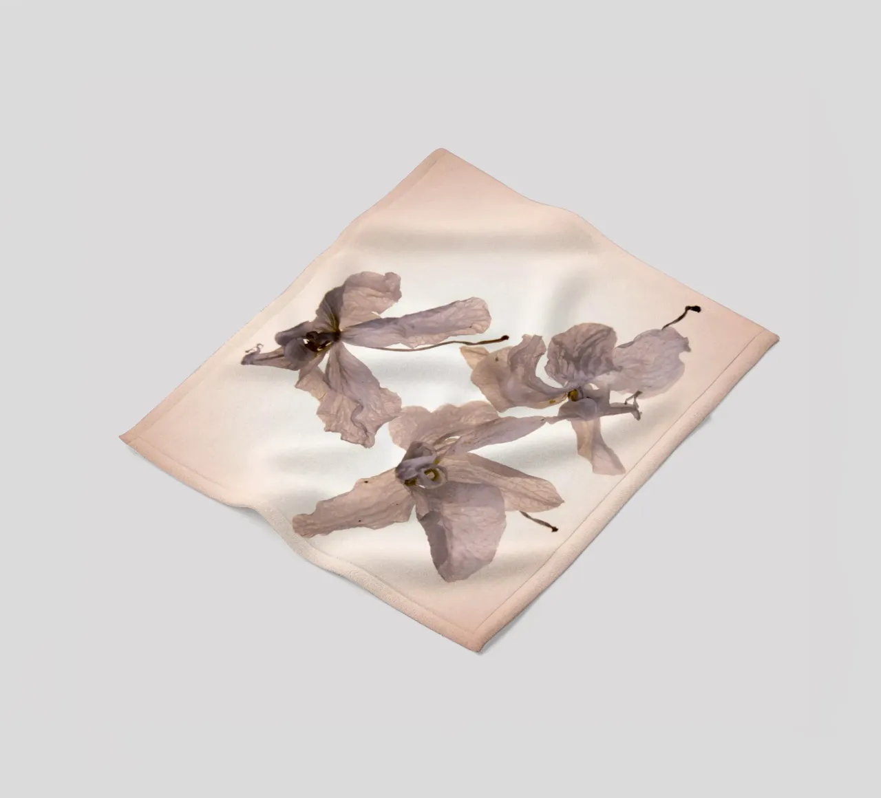 Orchidee bianche coperta in pile da Teresa André