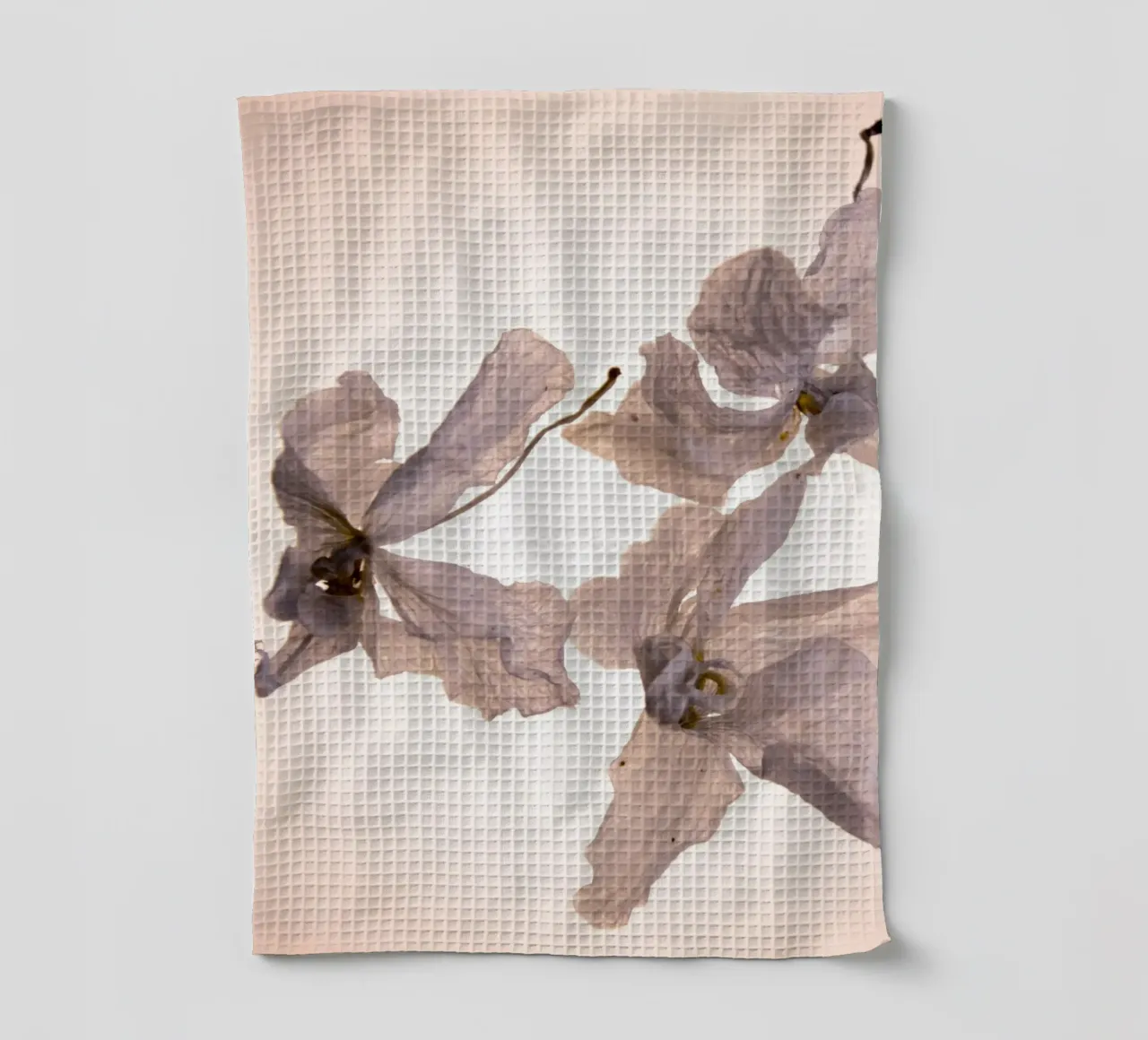 Orchidee bianche canovaccio da cucina da Teresa André