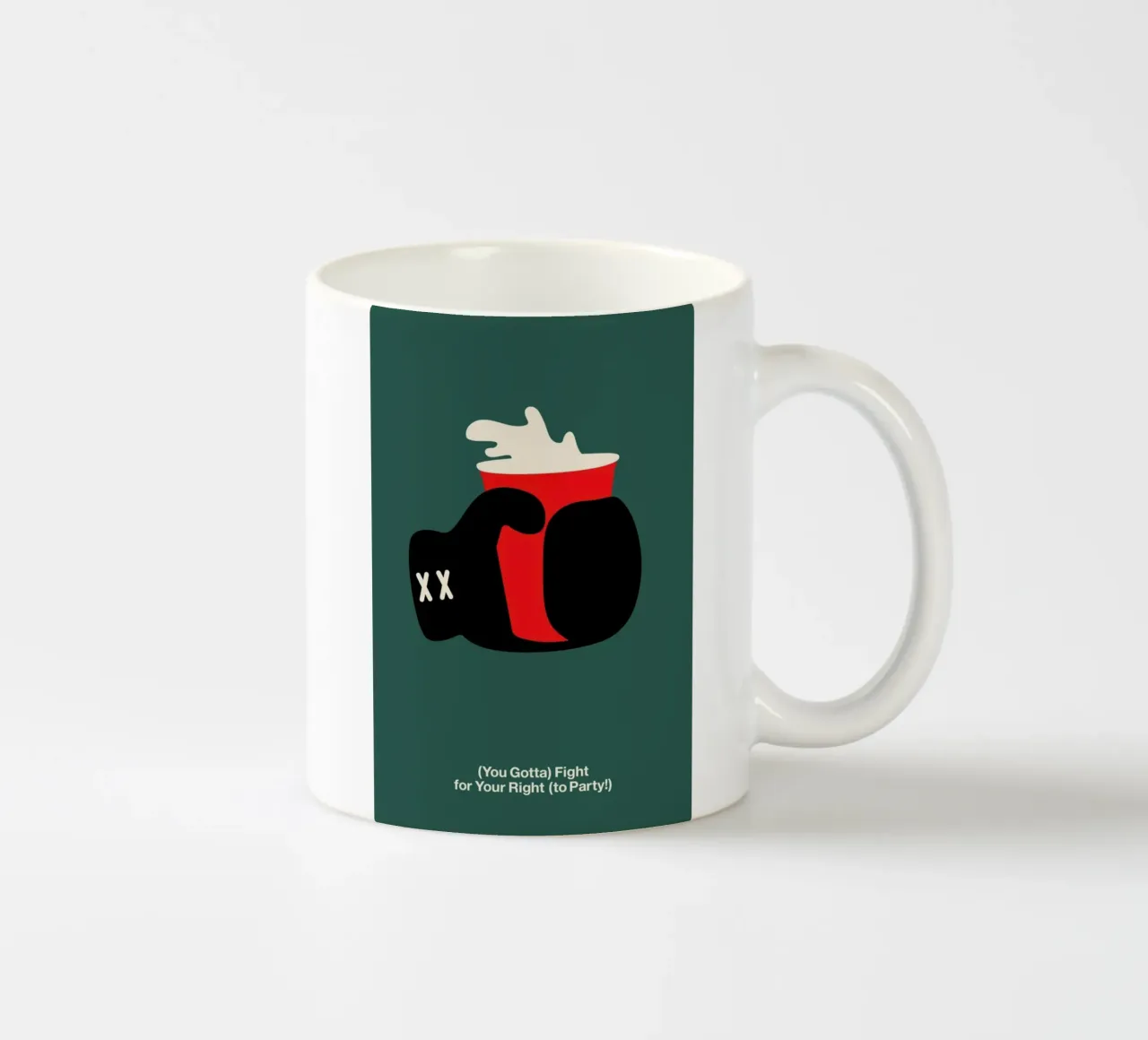 Fight for your Right tazza in ceramica da Viktor Hertz