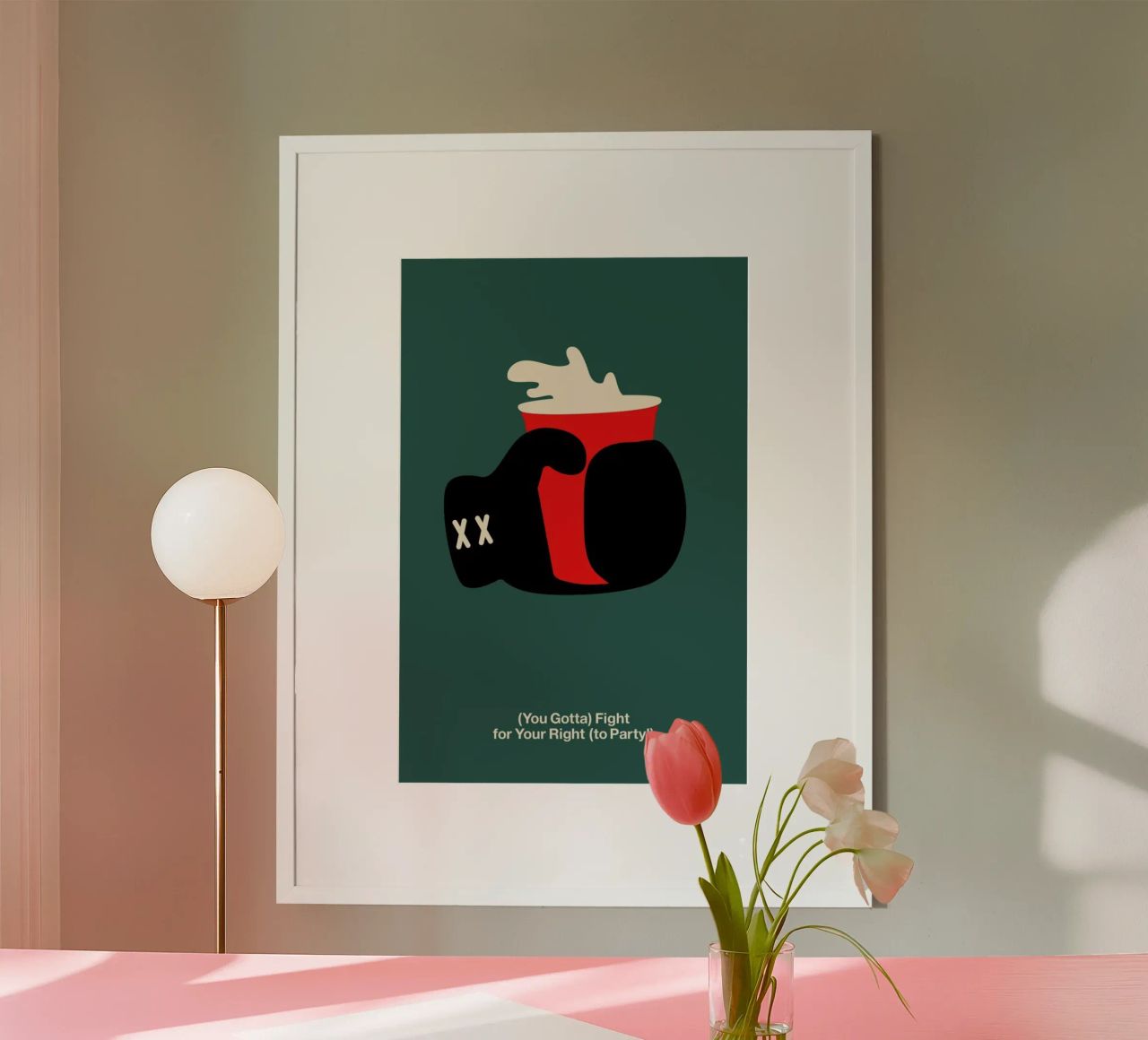 Fight for your Right Poster von Viktor Hertz