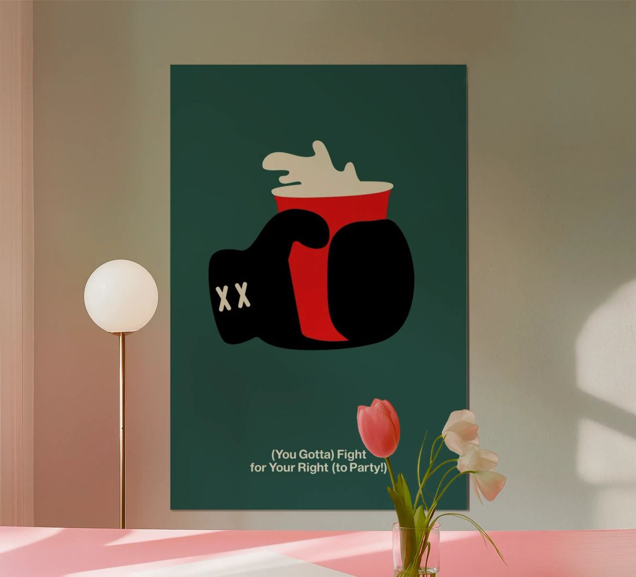 Fight for your Right Poster von Viktor Hertz