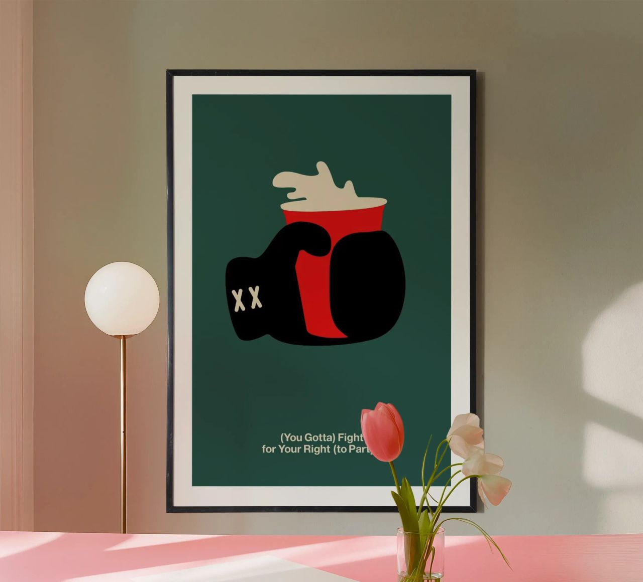 Fight for your Right Poster von Viktor Hertz