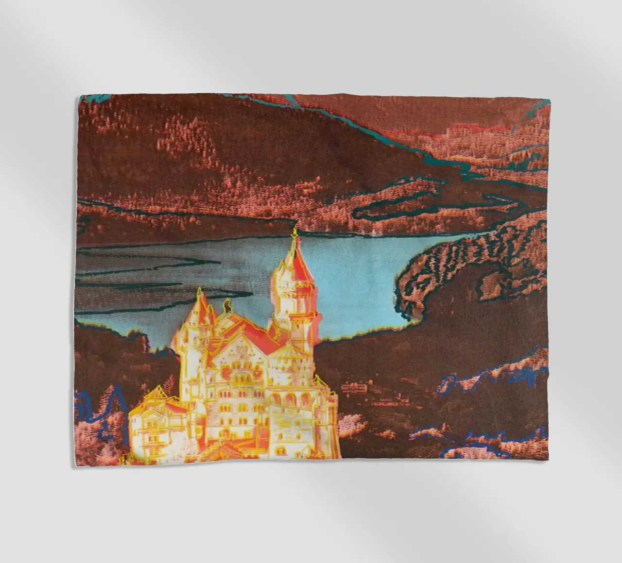 Caviale 20 Andy Warhol Neuschwanstein 1987 telo mare da phillipp veisenberg