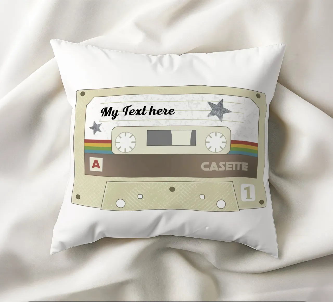 MixTape Look vintage anni '80 cuscino da DYDesign