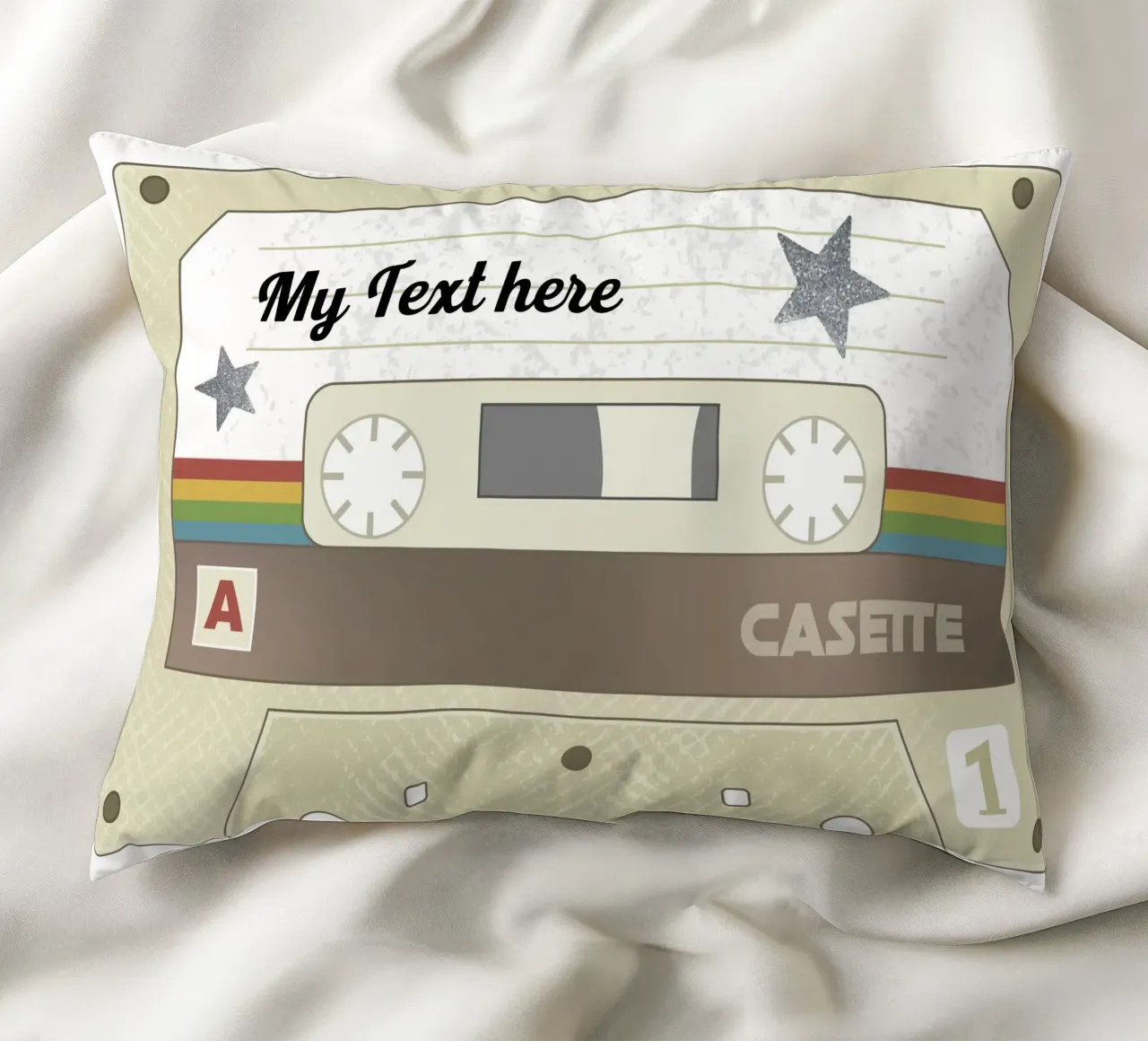 MixTape Look vintage anni '80 cuscino da DYDesign