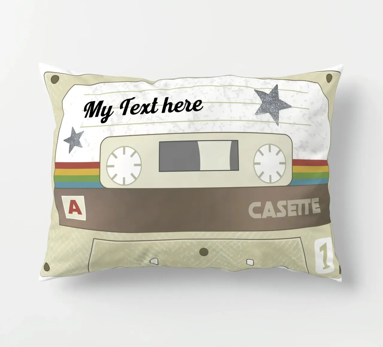 MixTape Look vintage anni '80 cuscino da DYDesign