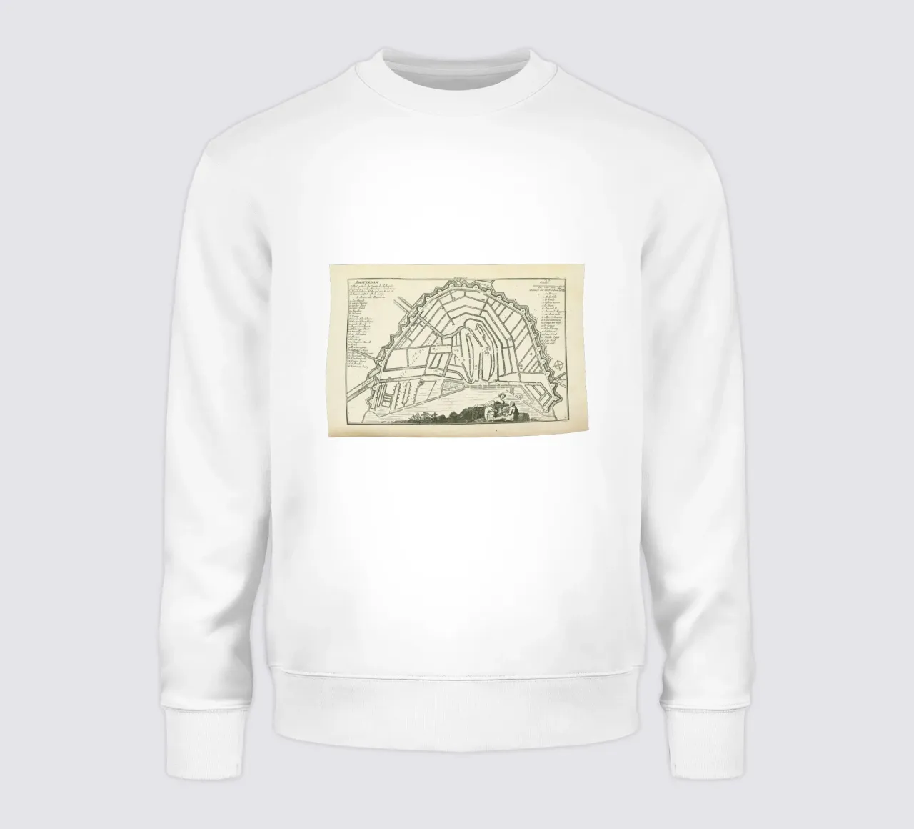 Amsterdam, Holland, 1726 felpa da Artokoloro Quint Lox Ltd