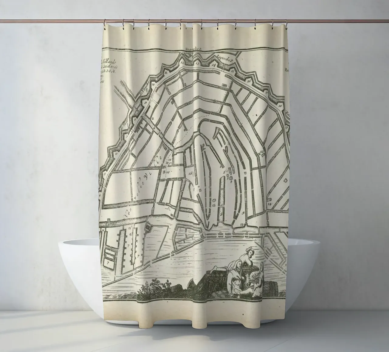 Amsterdam, Holland, 1726 tenda da doccia da Artokoloro Quint Lox Ltd