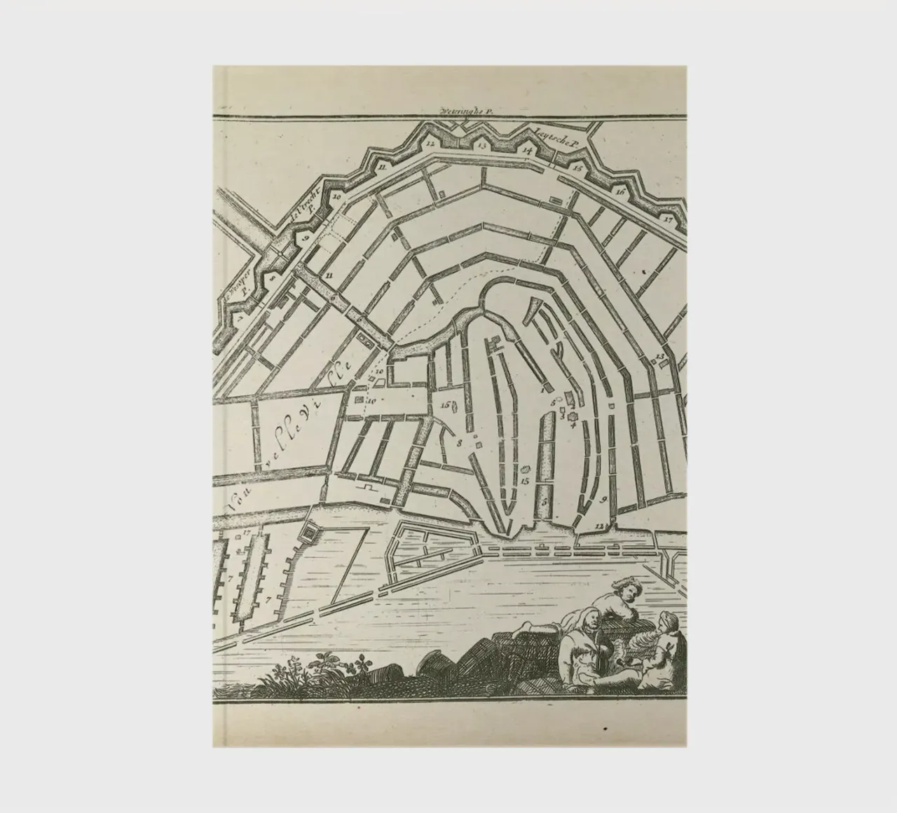 Amsterdam, Holland, 1726 diario da Artokoloro Quint Lox Ltd