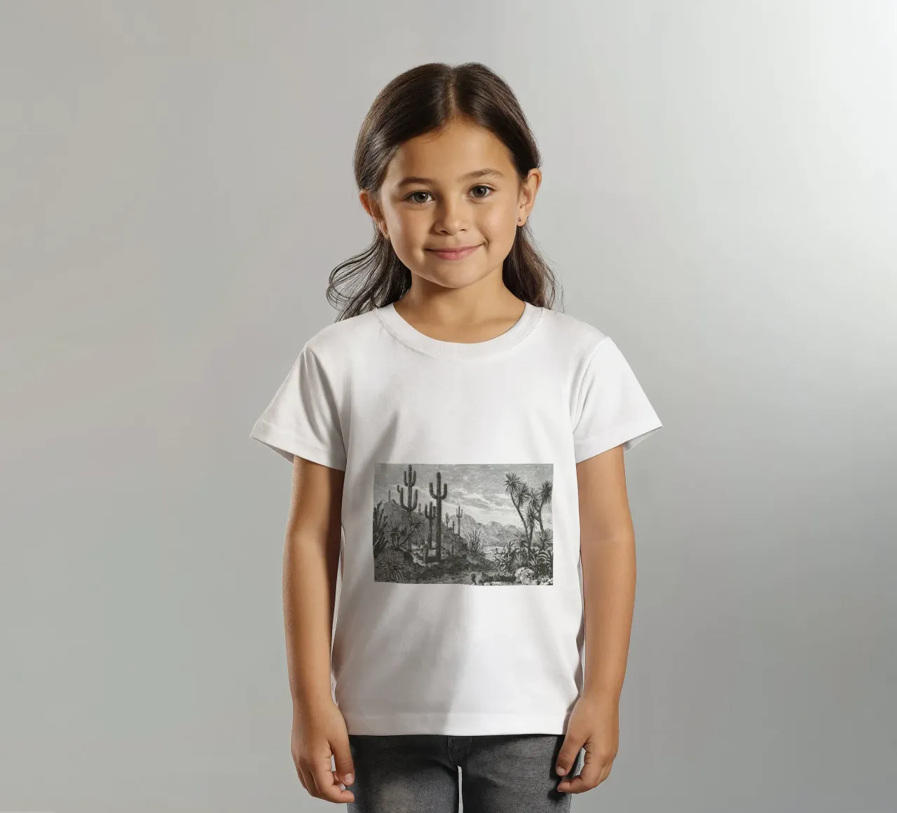 Cacti in Mountains t-shirt enfant de Astër