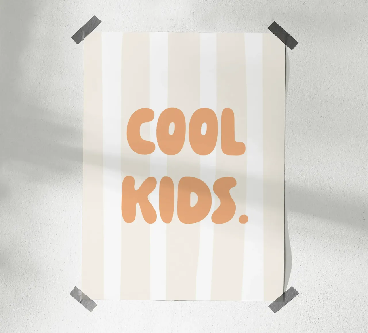 Cool Kids poster by we line studio - art