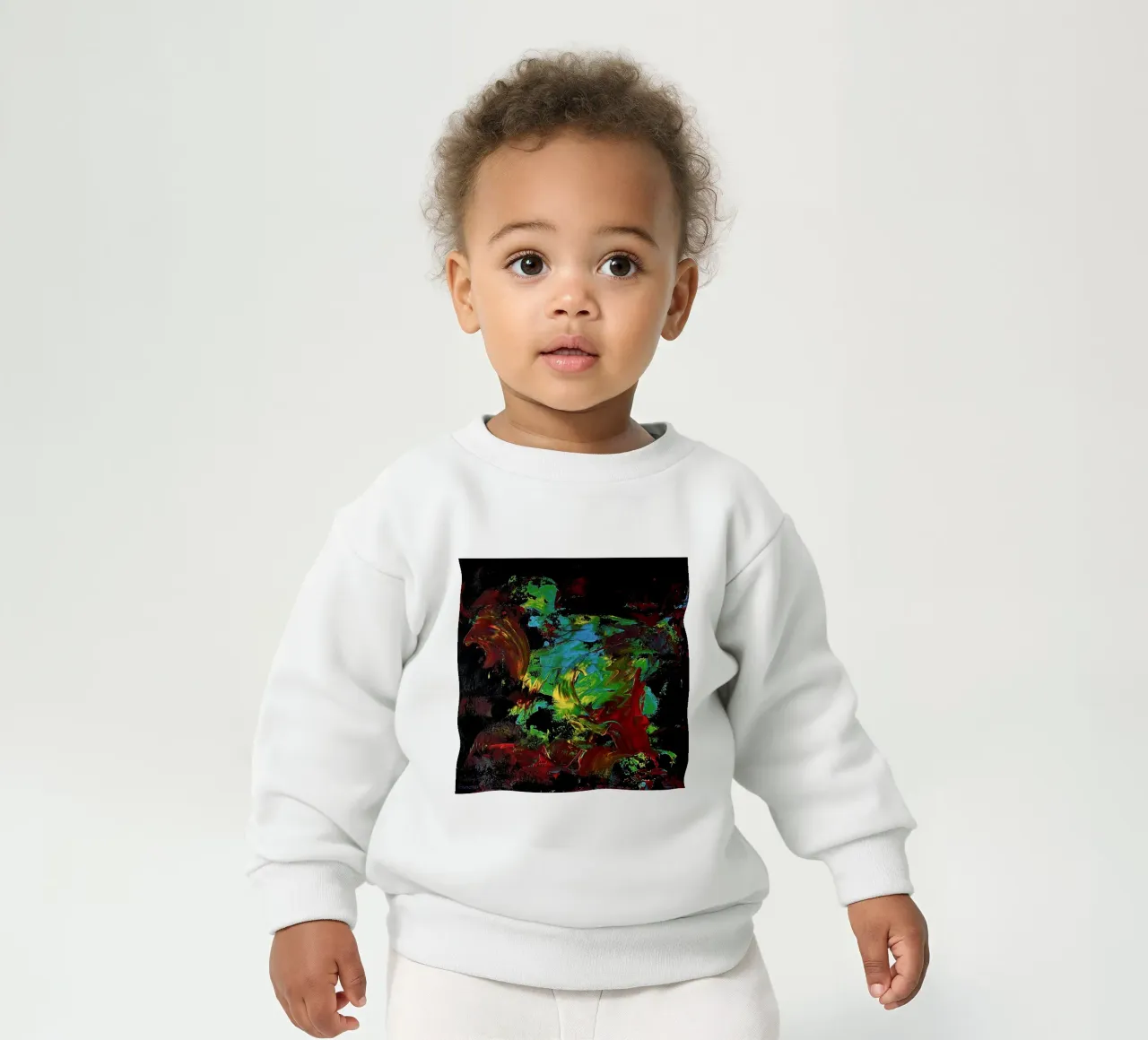 BLIND PAINTING EXPERIMENT 2 felpa neonato da Thierry Vobmann Abstract painting