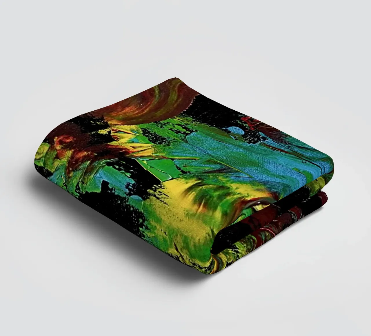 BLIND PAINTING EXPERIMENT 2 asciugamano da bagno da Thierry Vobmann Abstract painting