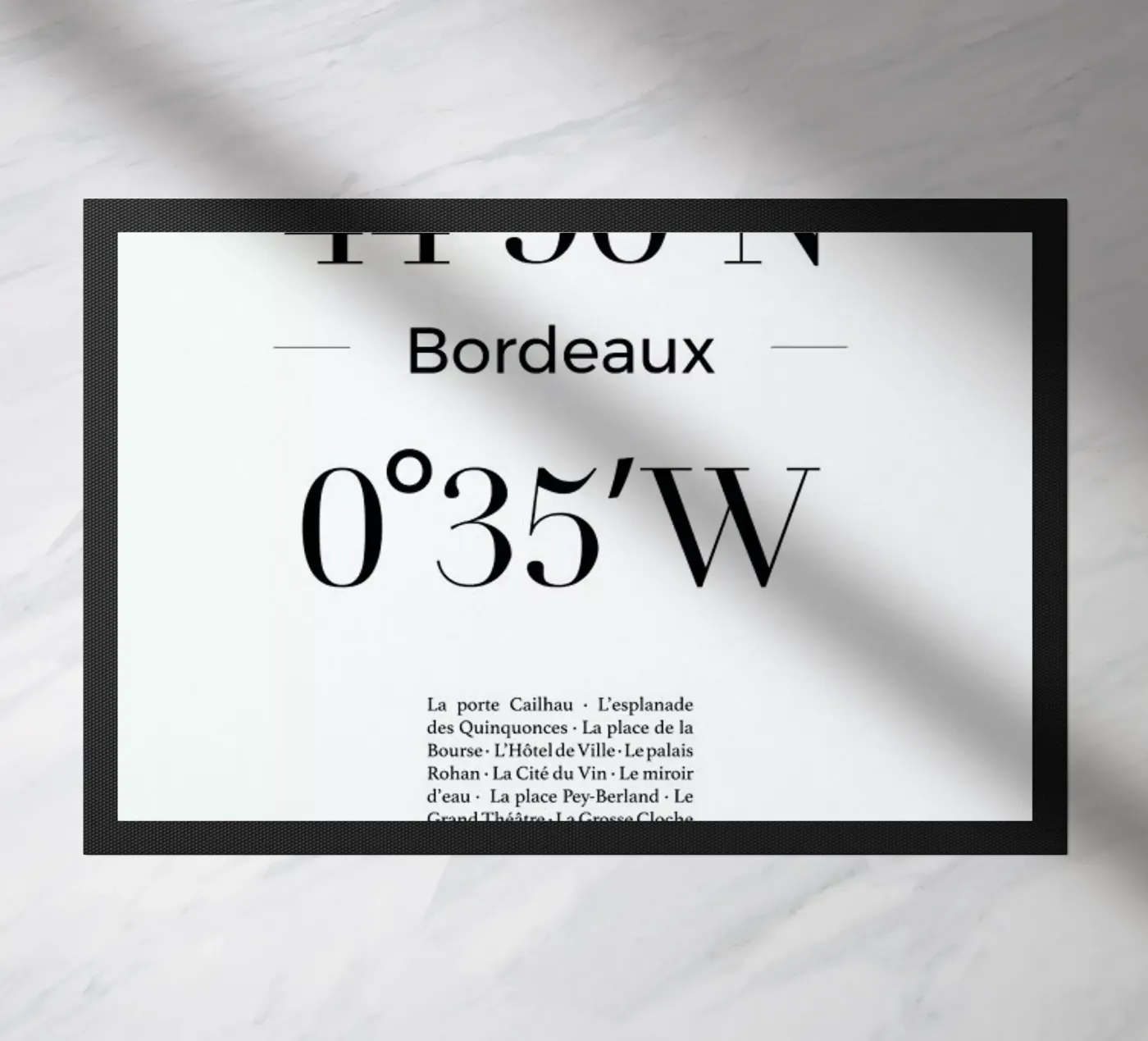 Bordeaux doormat by Studio One