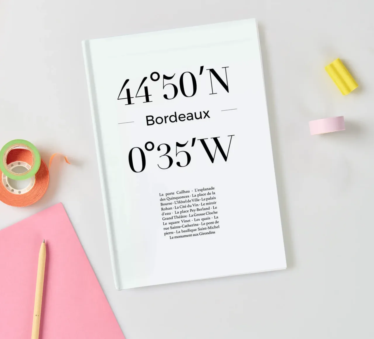 Bordeaux notebook by Studio One