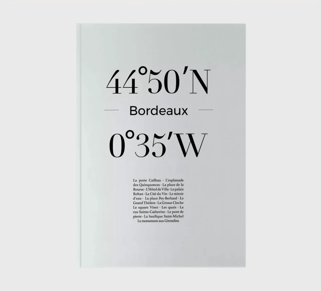 Bordeaux notebook by Studio One