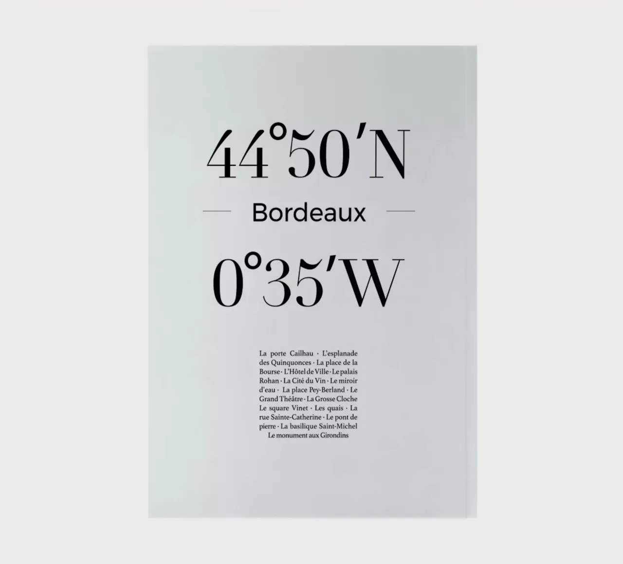 Bordeaux notebook by Studio One