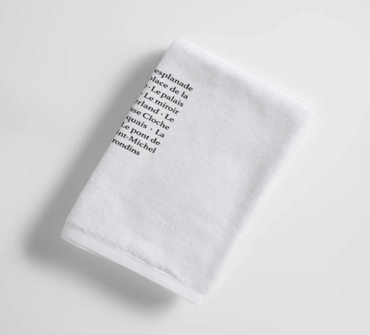 Bordeaux towel by Studio One