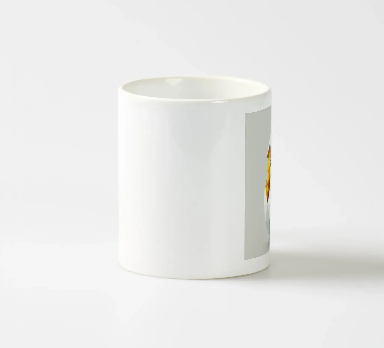 Pulcino geometrico in un uovo - Illustrazione pasquale moderna tazza in ceramica da namosh