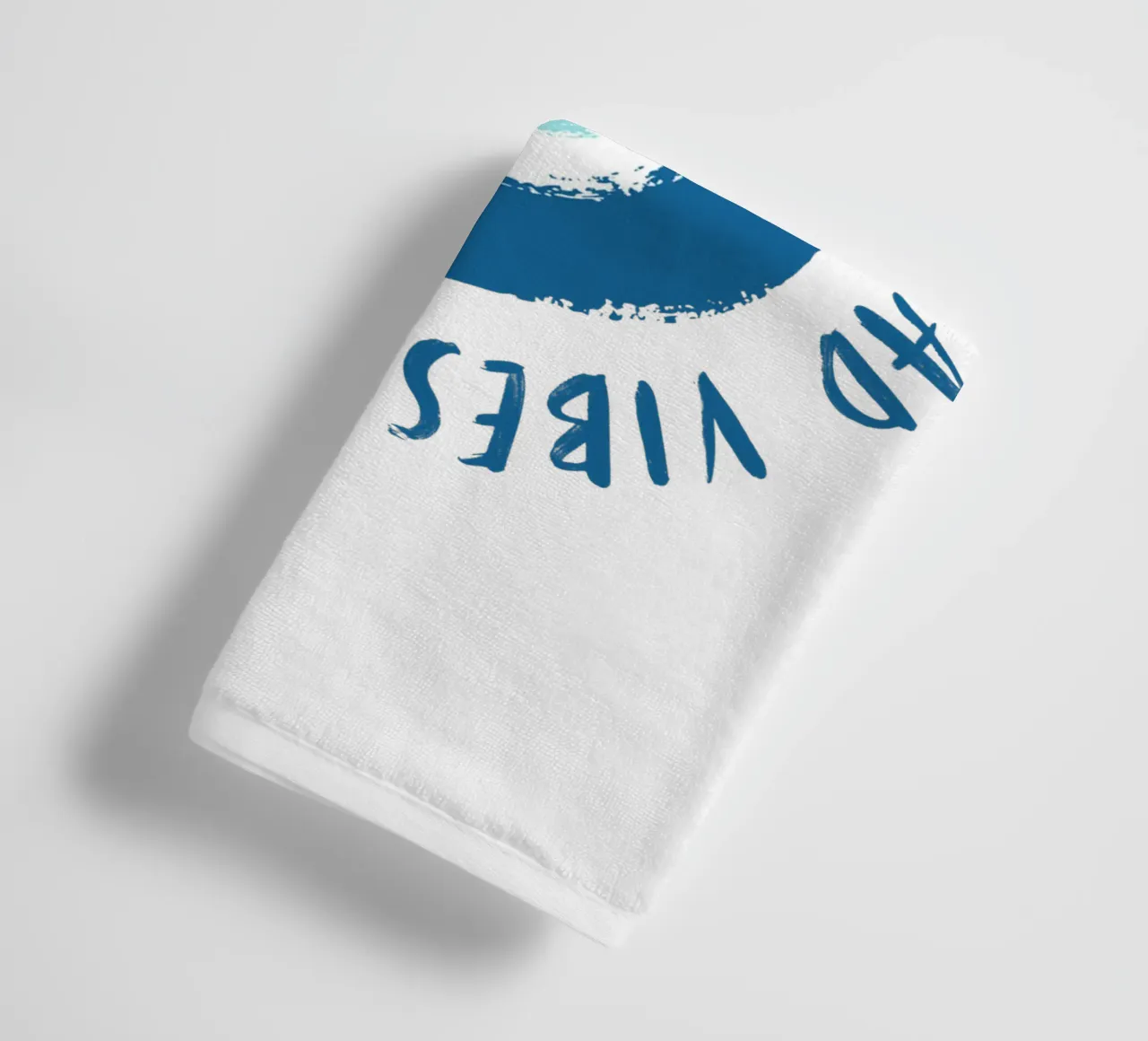 No bad vibes towel by pdigitalprints