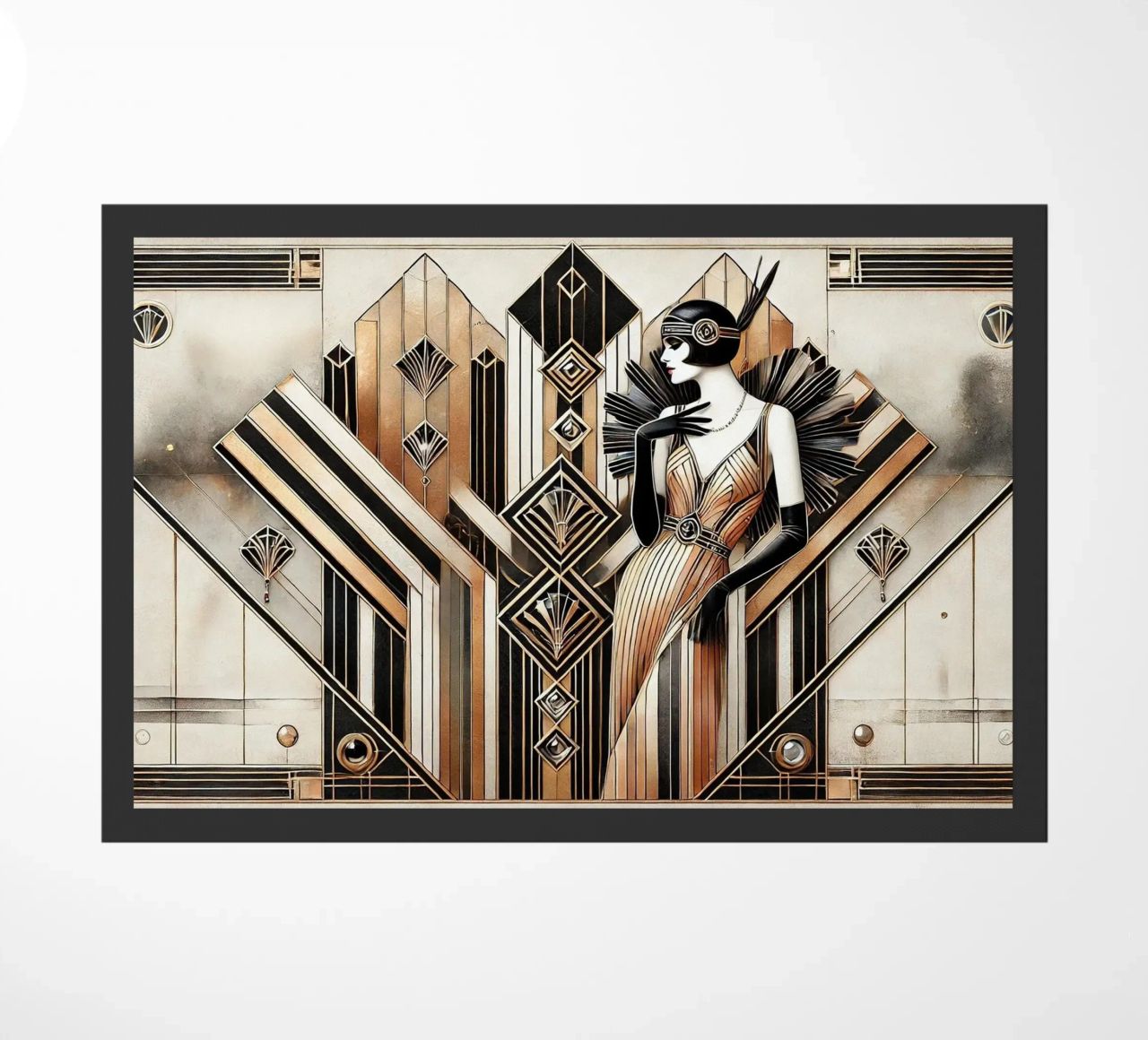Scena glamour Gatsby in Art Deco zerbino da Chromatic Fusion Studio
