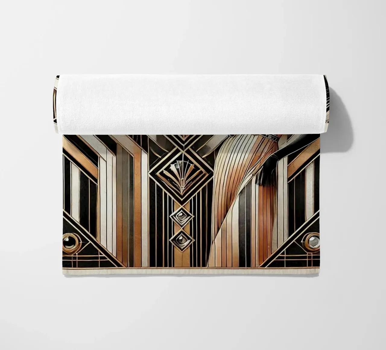 Scena glamour Gatsby in Art Deco telo mare da Chromatic Fusion Studio