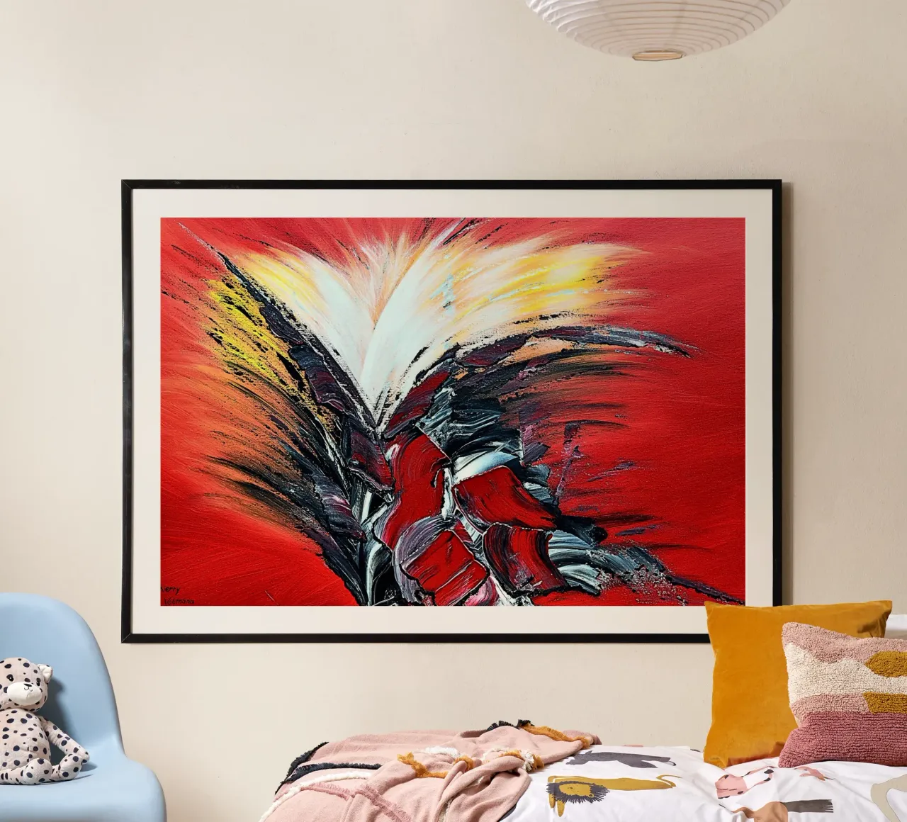 BONNE NOUVELLE carta hahnemühle da Thierry Vobmann Abstract painting