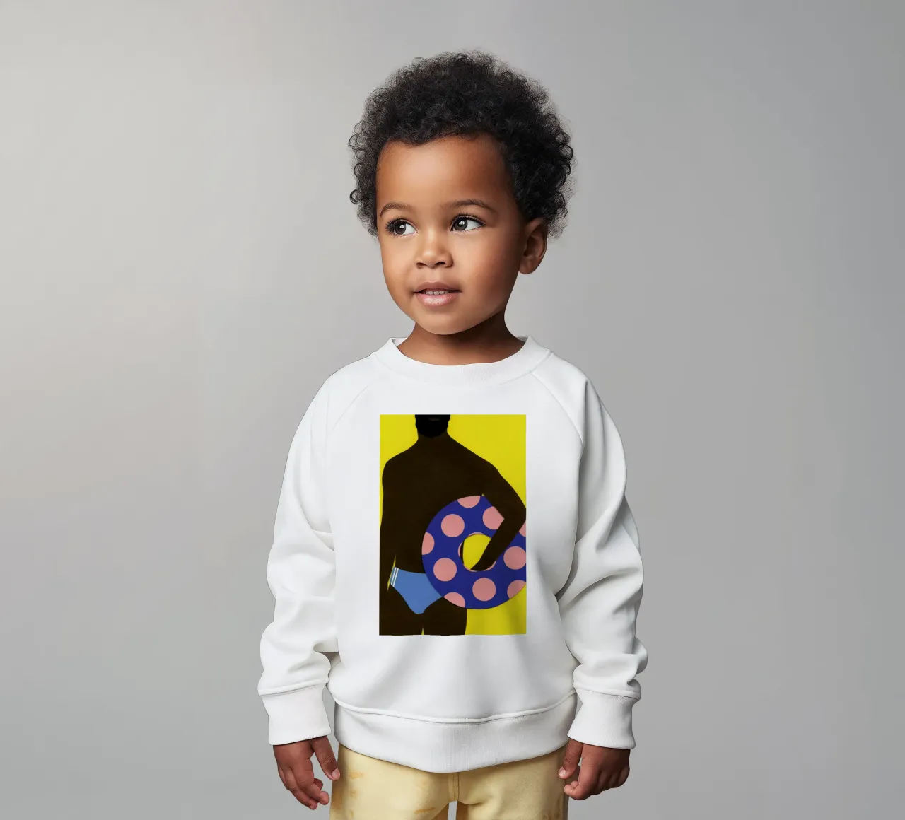 Man On The Beach felpa neonato da Rosi Feist