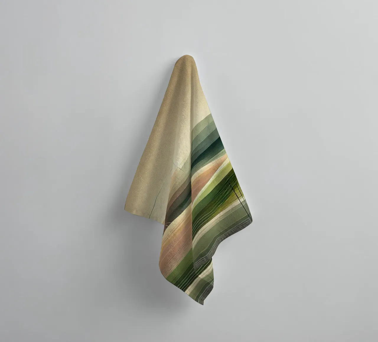 Paesaggio geometrico in Art Déco asciugamano da bagno da Chromatic Fusion Studio