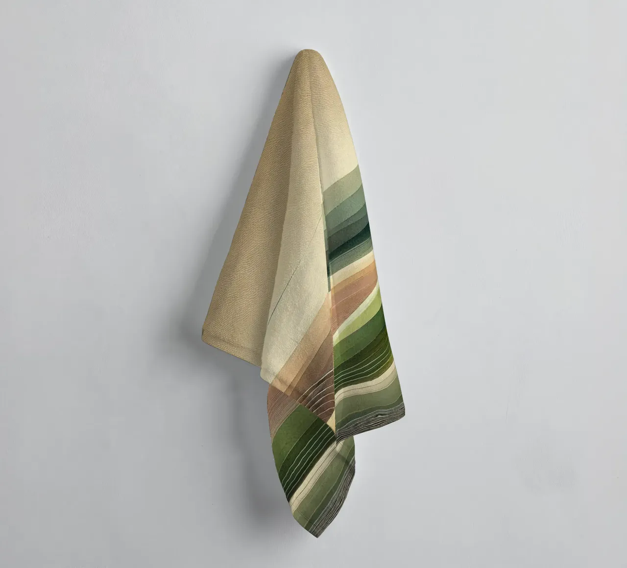 Paesaggio geometrico in Art Déco asciugamano da bagno da Chromatic Fusion Studio