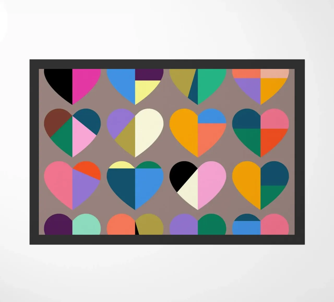 Love in Pieces Fußmatte von susanapaz