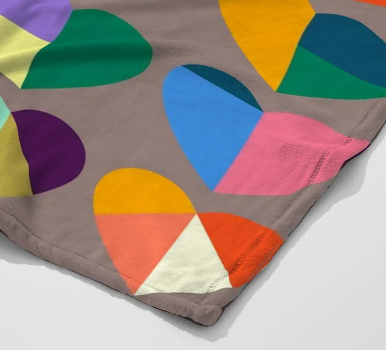 Love in Pieces fleece blanket by susanapaz