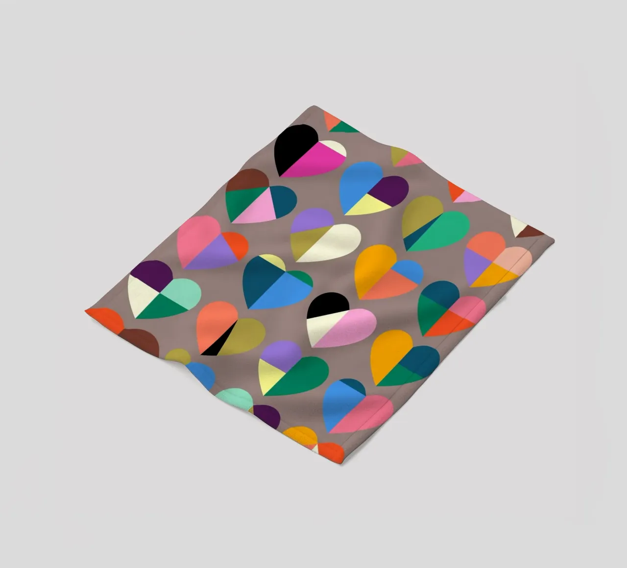 Love in Pieces fleece blanket by susanapaz