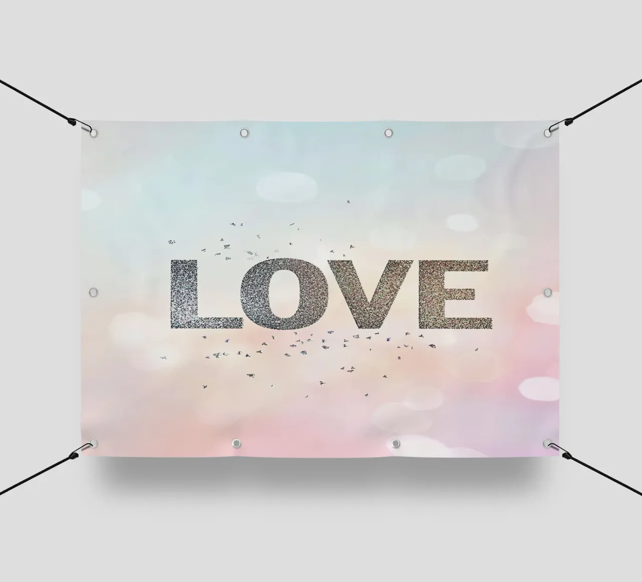 L'amore telo in pvc da Nikis Art Studio