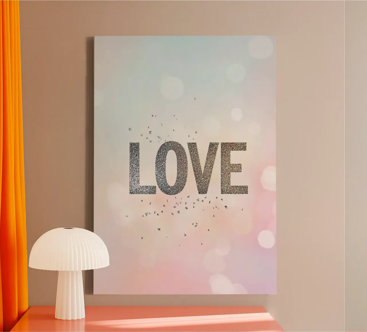 L'amore tela con Cornice a cassetta da Nikis Art Studio