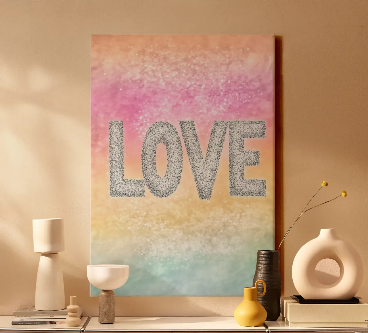 L'amore tela con Cornice a cassetta da Nikis Art Studio