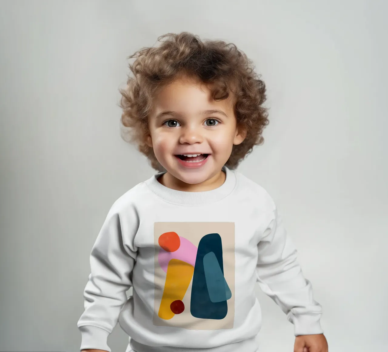 Shapes in Dialogue baby sweatshirt van susanapaz