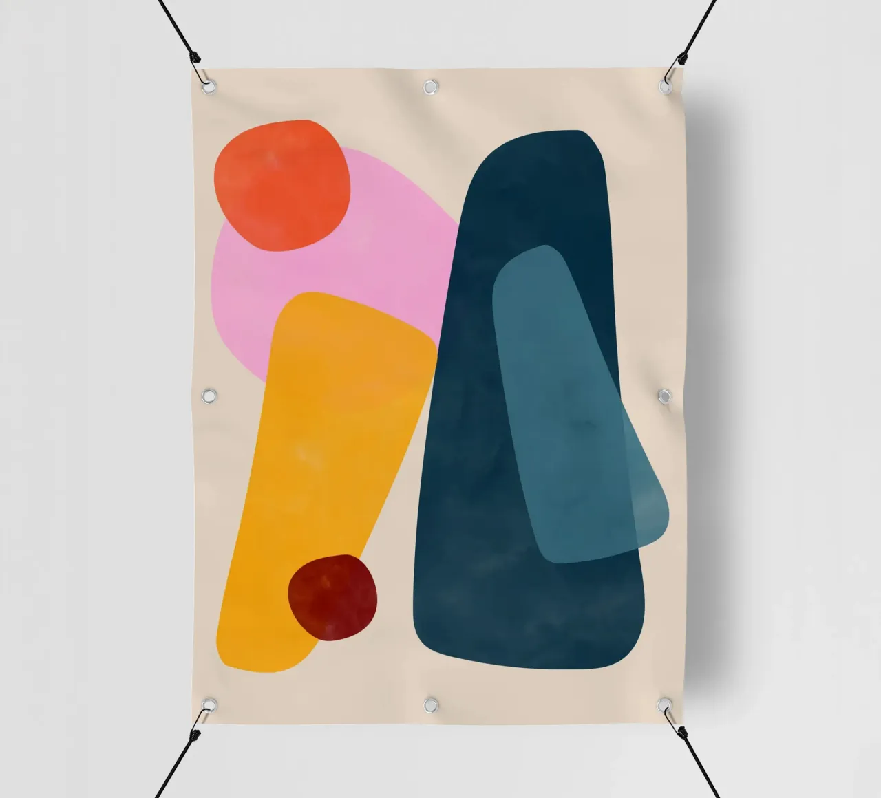 Shapes in Dialogue telo in pvc da susanapaz