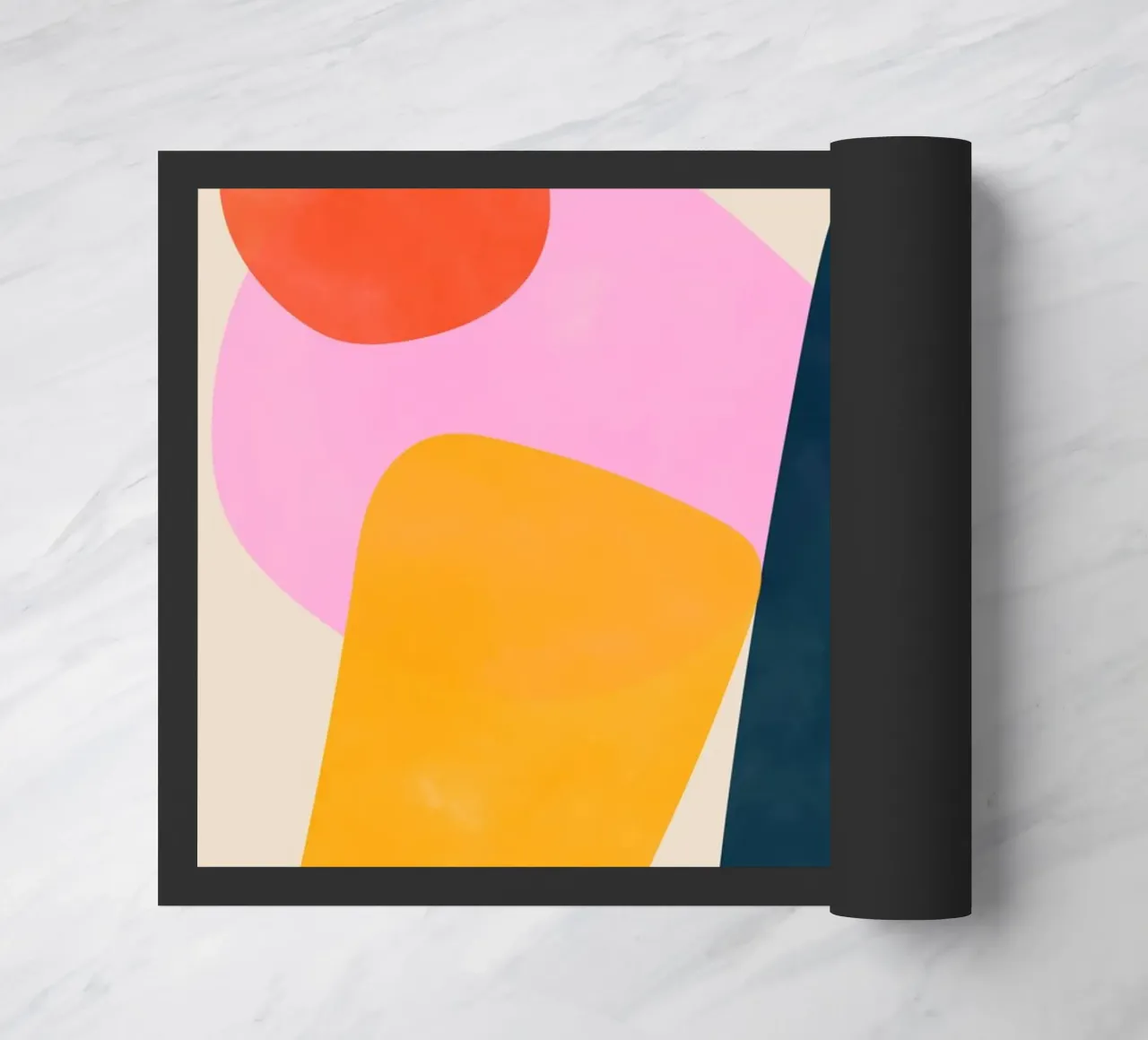 Shapes in Dialogue doormat by susanapaz