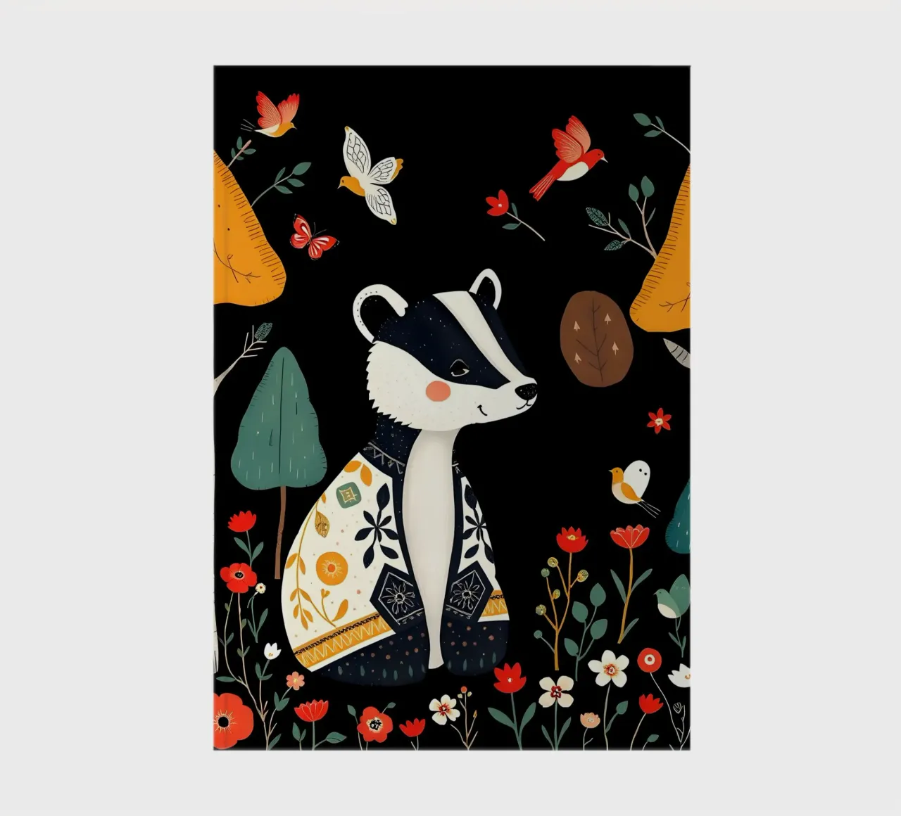 TASSO E UCCELLI IN UN BOSCO diario da COLLEEN CRAFTS