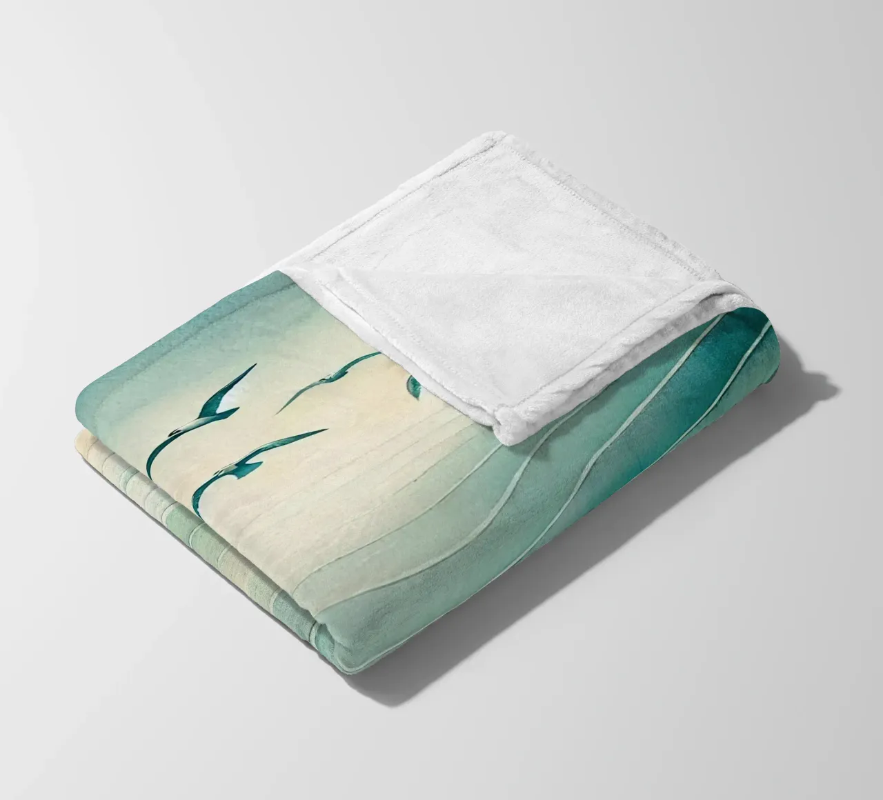 Volo Ocean Breeze in Art Deco coperta in pile da Chromatic Fusion Studio