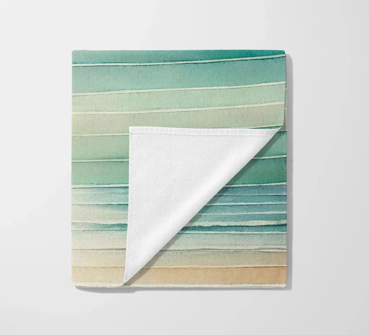 Volo Ocean Breeze in Art Deco telo mare da Chromatic Fusion Studio