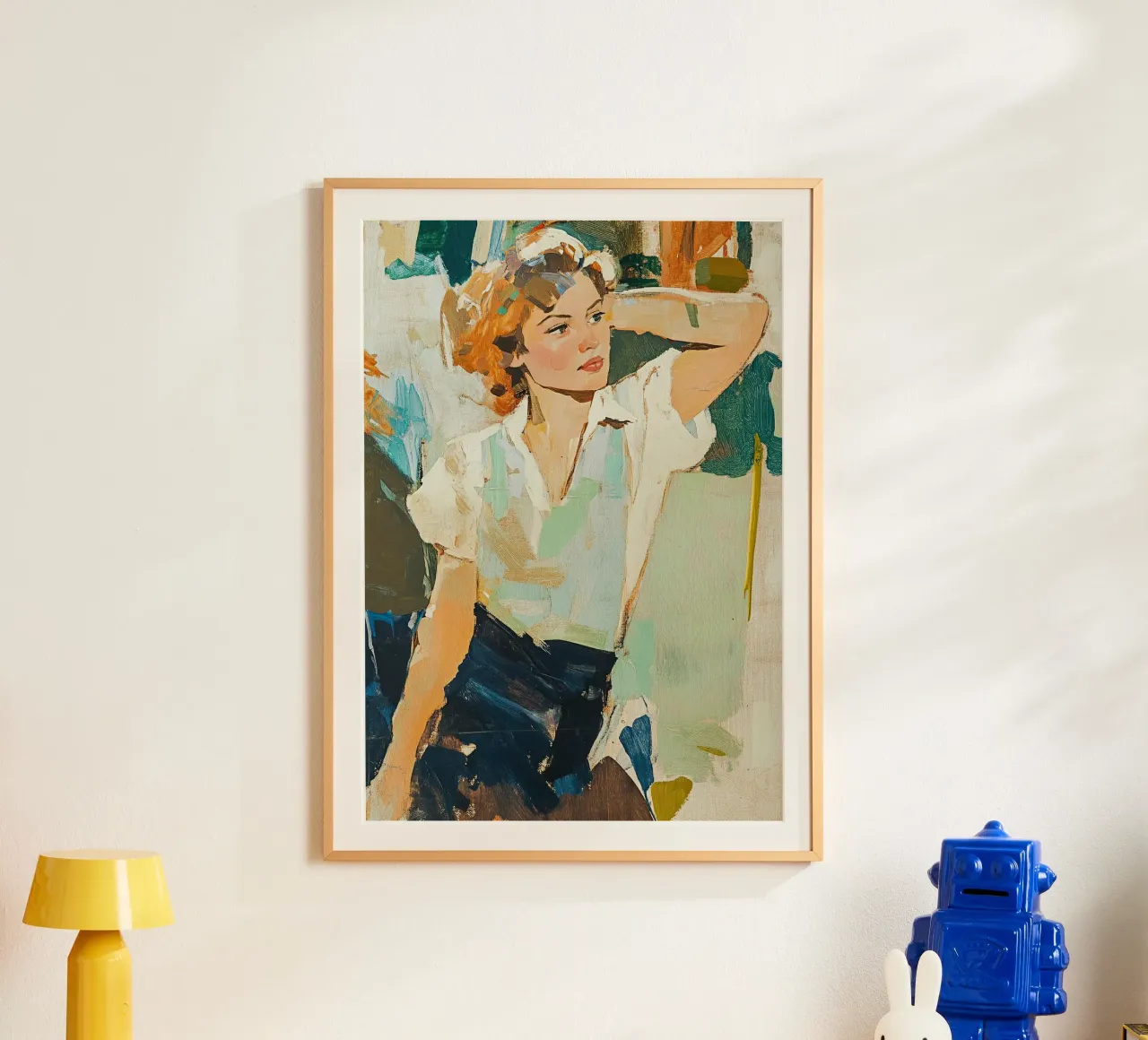 1950 in Paris poster con telaio in plastica da Nikis Art Studio