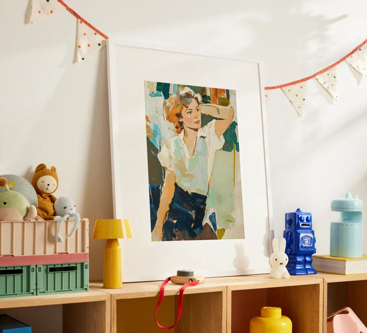 1950 in Paris poster con telaio in plastica da Nikis Art Studio