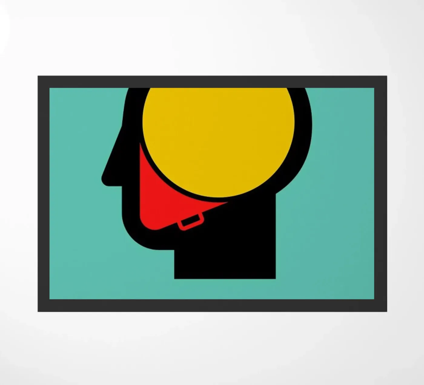 Thinking Out Loud doormat by Viktor Hertz