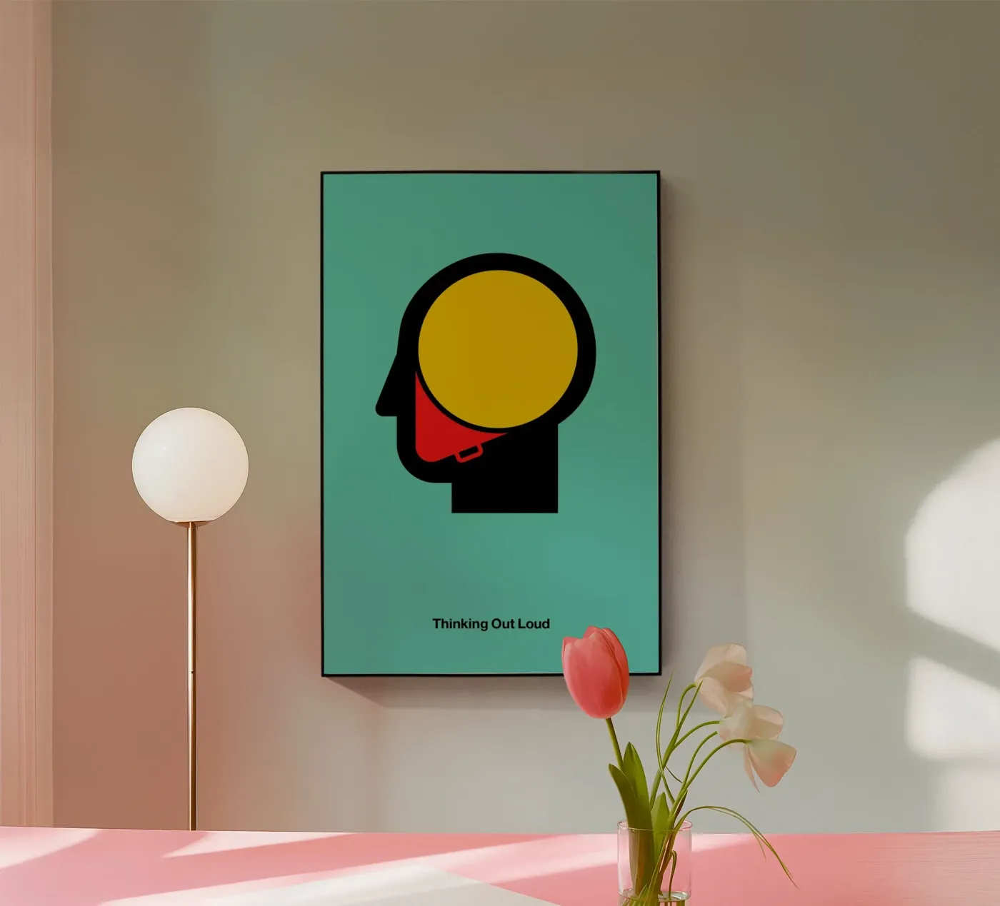 Thinking Out Loud plexiglas de Viktor Hertz