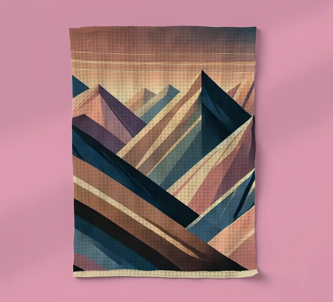 Serenity Mountain Vista in Art Deco canovaccio da cucina da Chromatic Fusion Studio