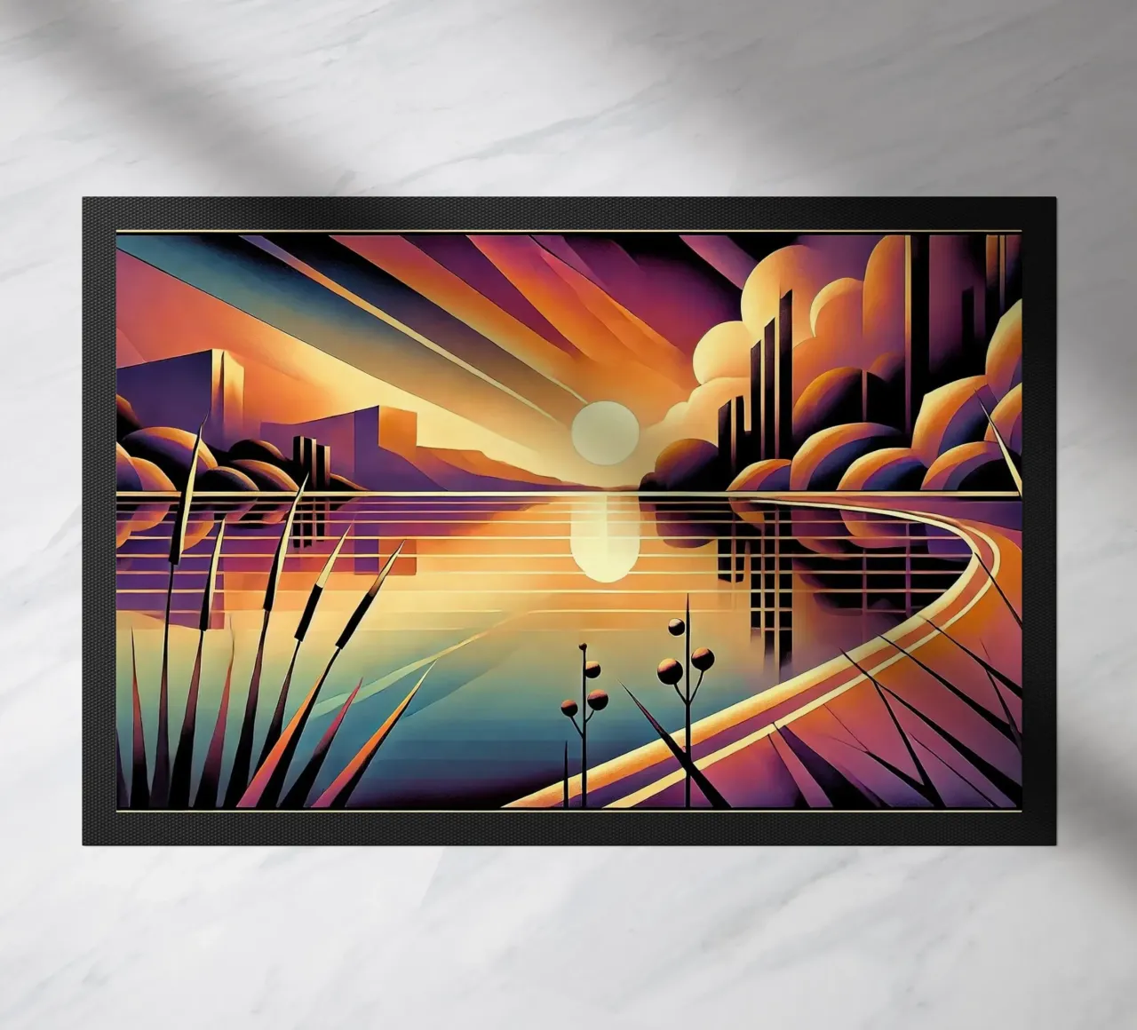 Skyline Radiance in Art Deco zerbino da Chromatic Fusion Studio